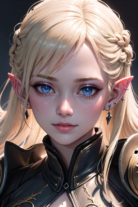 (highly detailed:1.3),
1girl, solo, multiple views,
<lyco:nonHentaiElfRangerDruid_v10:0.9>, warrior, light smile, pointy ears, looking at viewer,
<lora:edgEarP_LoRA:1> edgEarPiercing, EAR PIERCING,
Ultra-detail, (highres:1.1), best quality, (masterpiece:1.3), cinematic lighting,
(highly detailed face and eyes:1.3),