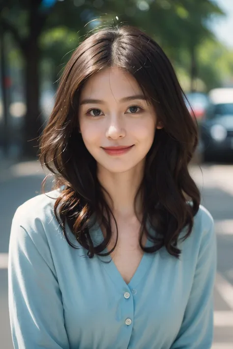 1girl,smirk,curly hair,rejuvenation,retro,film grain <lora:chineseAngela_v10:0.6:FACE>