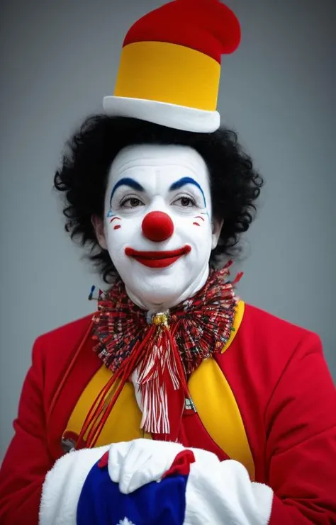 ais-wirez clown, in a circus, blurred background
<lora:HANTIUN_Vietnamese-000001:0.7>