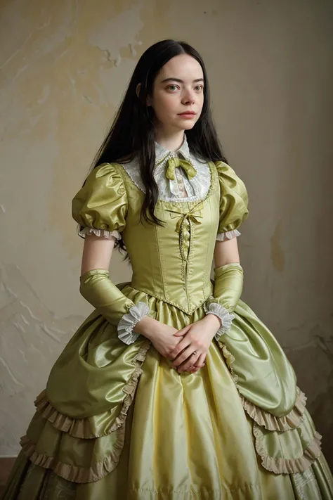 Best quality, Masterpiece, high resolution, Original, highly detailed wallpaper, Beauty,、dress, 、teens girl、Real Human、Authentic、blond、Old photos、Angry、irate、bit girl、Angry face、Angry、British vintage style、British 19th century