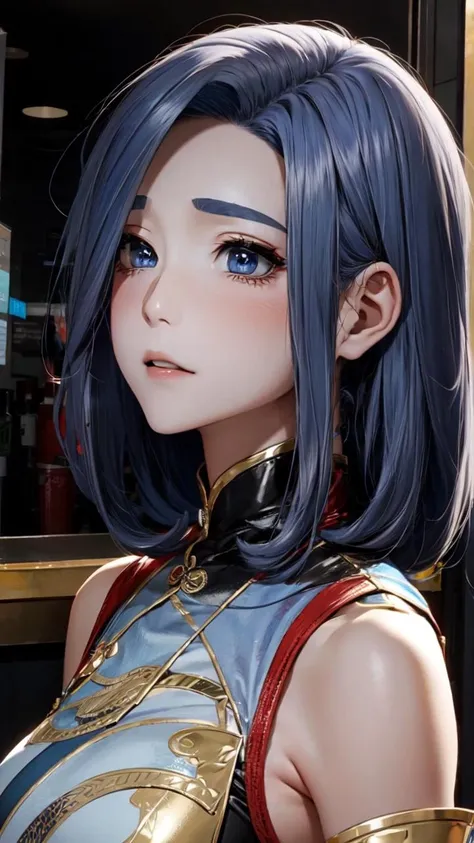 <lora:DiaSong:0.7>, DiaSongdef, blue eyes, blue hair, short hair
upper body, portrait
masterpiece, best quality
<lora:ShenHe:0.6>, shenhe costume