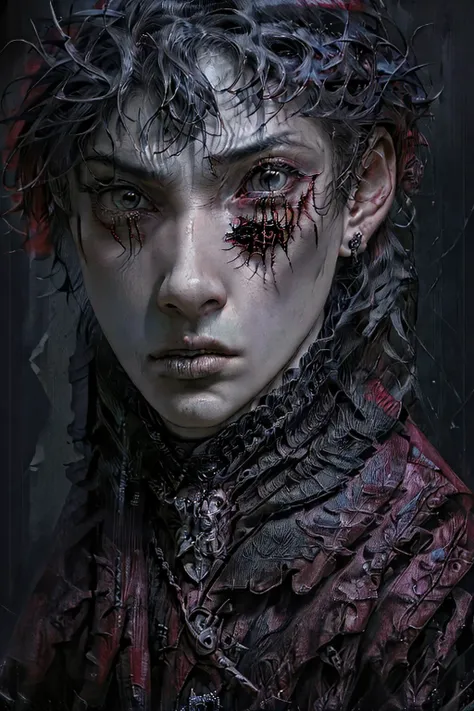 <lora:20240102-1704199294717-0020_1:1> aesthetic style, demon, angry, dark scene