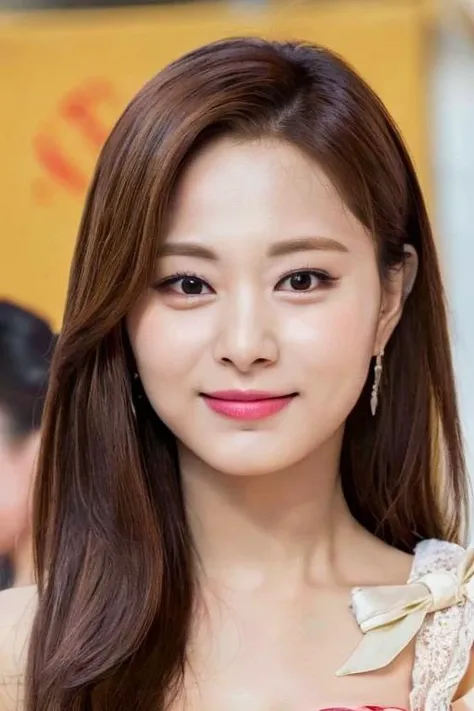 (8k, RAW photo, best quality, masterpiece:1.2), (realistic, photo-realistic:1.37), ultra-detailed, ultra high res, twtzuyu, 1 girl,looking at viewer,smile, beautiful detailed eyes, (floating hair), detailed clothes, skin texture, cinematic lighting, professional lighting, <lora:02_TzuyuFromTwice_v10:0.80>