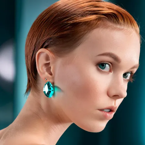 cinematic photo <lora:DollyLittle_SDXL_v2.0:1>
RAW, sharp, face focus, (skin pores:0.1), straight lob (short hair: 0.7), ((ohwx woman)) hyper detailed, subsurface scattering, caustics, cinematic, Turtleneck Drop earrings Cool teals Rim light profile Water backdrop Smooth focus in style of Cecil Beaton Hasselblad H6D-100C 150mm f/2.8 1/500 1600 . 35mm photograph, film, bokeh, professional, 4k, highly detailed