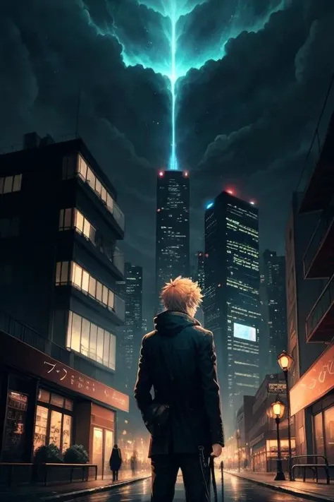 <lora:background_FateStayNightUBW_Backgrounds_v1:0.3>, fate/stay background, dark, cityscape
