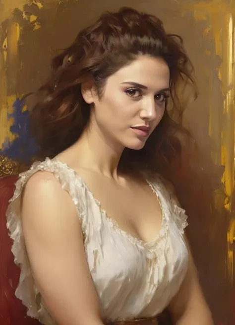 realistic paintig of ekin_turkmen, by Daniel F Gerhartz
<lora:ekin_turkmen-000008:0.8>,