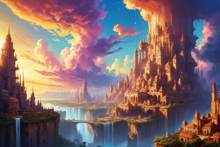 digital painting, gargantuan,indescribable fantasy sky city at the end of reality<lora:EnvyDigitalPaintingXL01:1>