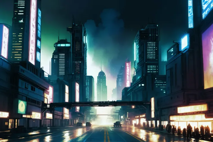 digital painting, infinite scifi megacity beyond the beginning of time<lora:EnvyDigitalPaintingXL01:1.4>