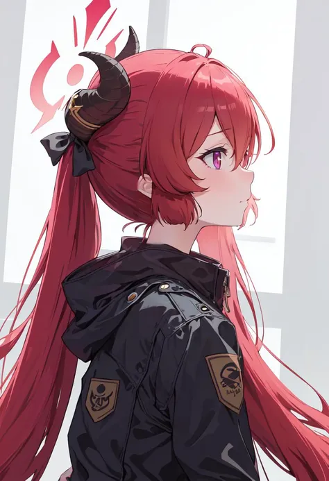 (safe:1.10), best quality, masterpiece, highres, solo, (junko_bluearchive:1.10), profile, from side, upper body, 17 <lora:junko_bluearchive:0.80>