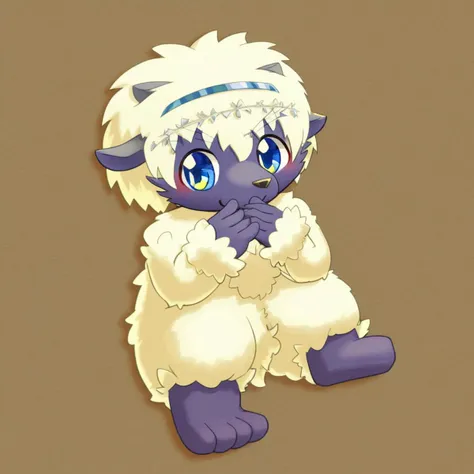 furry, anthro, cute, kemono, male focus, solo, sheep