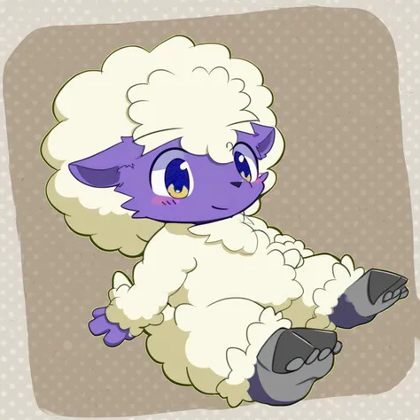 furry, anthro, cute, kemono, male focus, solo, sheep