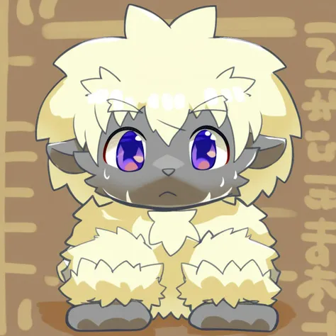 furry, anthro, cute, kemono, male focus, solo, sheep