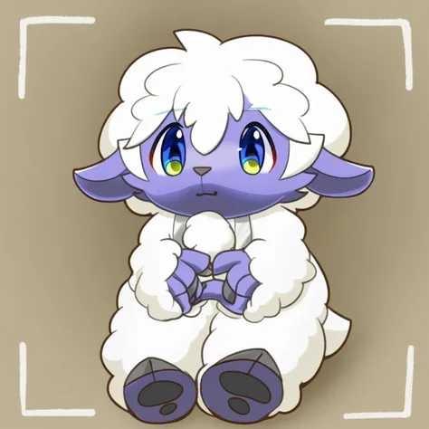 furry, anthro, cute, kemono, male focus, solo, sheep