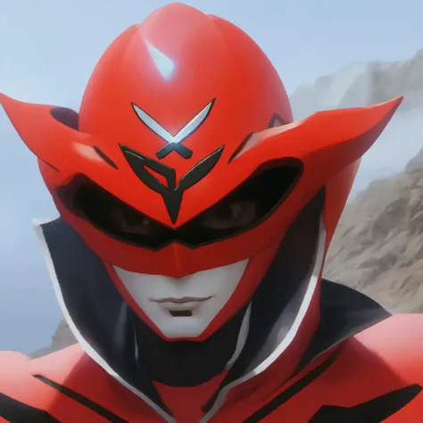 a photo, red power ranger (superrangers style:1) <lora:djzSuperRangersV15-lycoris:0.8>