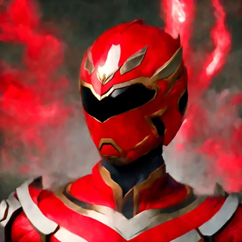 photo, red power ranger (superranger style:1) <lora:djzSuperRangersV1-lyco:1>