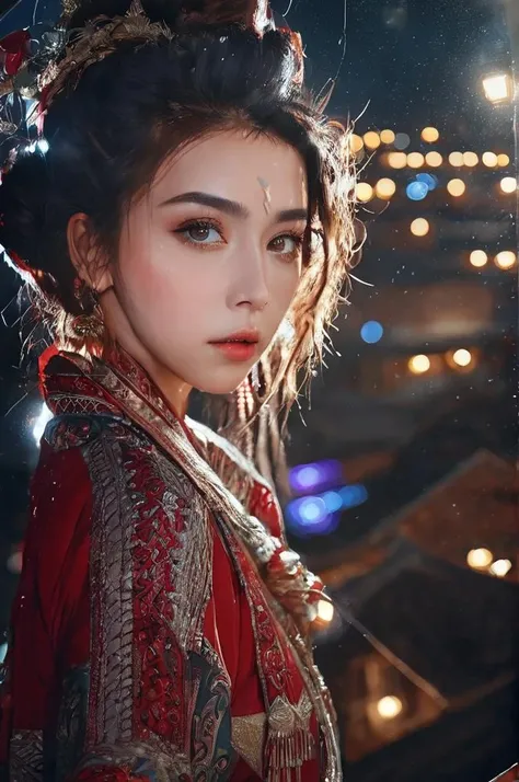 1girl,city night,(raw photo:1.2),(photorealistic:1.4),beautiful detailed girl,extremely detailed eyes and face,beautiful detailed eyes,absurdres,incredibly absurdres,huge filesize,ultra-detailed,highres,extremely detailed,best quality,masterpiece,illustration,an extremely delicate and beautiful,extremely detailed,CG,unity,8k wallpaper,Amazing,finely detail,masterpiece,best quality,official art,extremely detailed CG unity 8k wallpaper,light on face,cinematic lighting,<lora:XL_miaohong:1>,upper body,