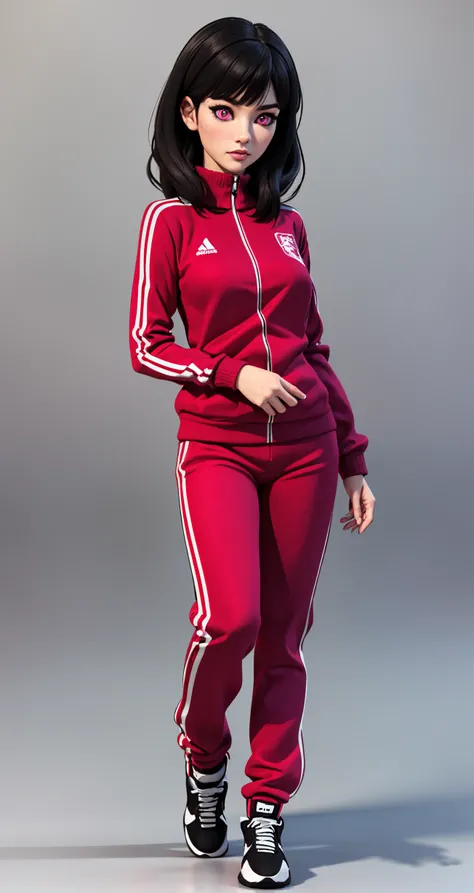 woman, solo, black hair, pink eyes, doctor, 
([Kristen Bell|Bryce Dallas Howard|Faith Hill]:0.85), middle shot, ( [uodenim style|verism style]:0.8), 
raytracing, [tiny breast],
masterpiece, professional, high quality, beautiful, amazing, fantasy, unsplash, Tracksuit, big hair, (3d:1.3),
masterpiece, highres,  4k, detailed background, glowing, (dreamlike:0.8), (by Wifredo Lam:0.8), (by Keith Haring:0.8),