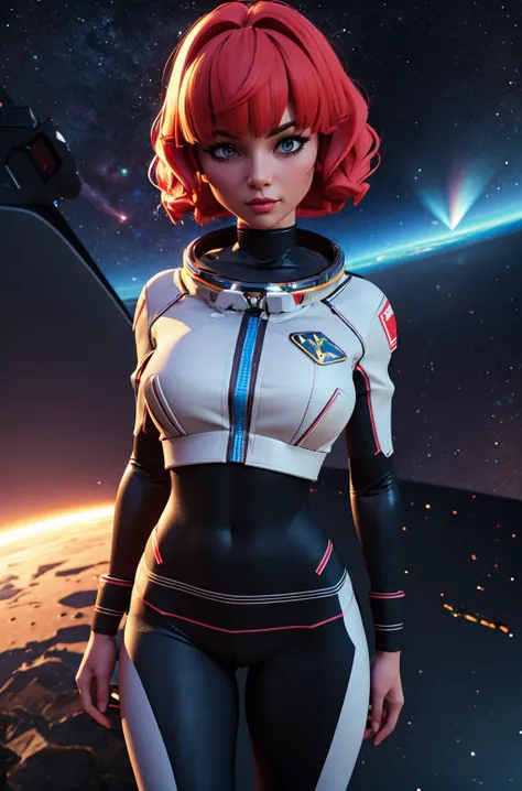 best quality, particle effect, raytracing, scening lighting, perfect lighting, masterpiece ,(thin very skinny slender space woman, wearing orange and white space suit, rebreather, accentuated booty) ,8k resolution, pretty face, delicate face, delicate hands, skinny body, (very flat chest: 1.6), no breasts, perfect face, black short pixie style hair, shiny pale skin, very red and fleshy lips, eyeshadows, thin belly, very massive groin, very massive cameltoe, very voluptuous hips, Intricately detailed cinematic film still, cute, perfect face, (highly detailed, hyperdetailed), natural lighting, auburn hair, alien planet backround, purity seals, perfect eyes,  full body, cinematic film still from Gravity 2013, best quality, particle effect, raytracing, scening lighting, perfect lighting, masterpiece ,beautiful female space fairer looking out at the horizon, pov ,8k resolution, pretty face
