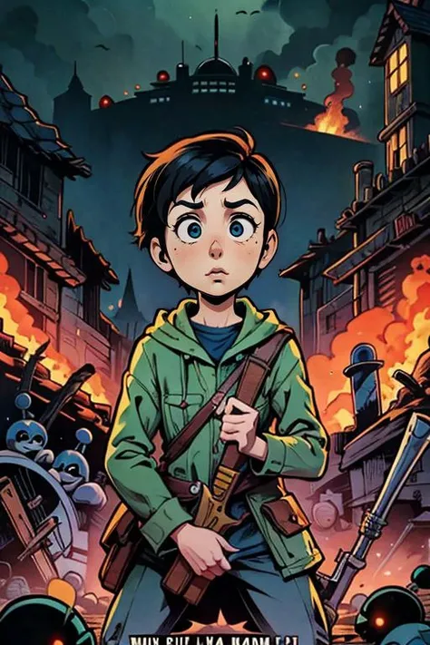 Poster of pixar movie called "war crimes"