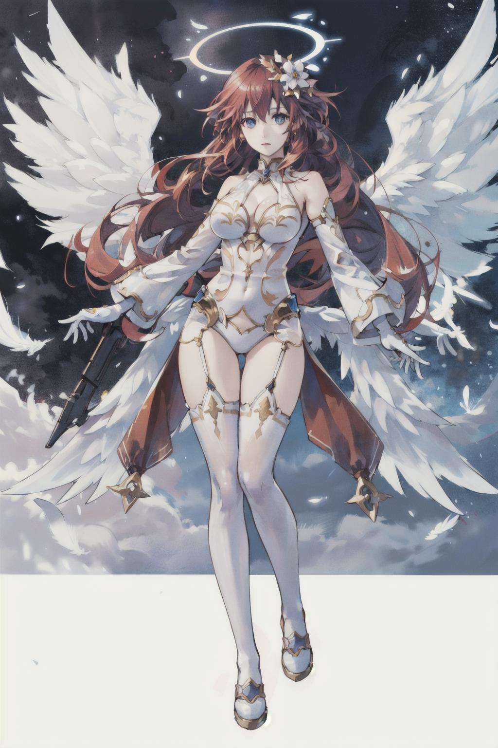 Cyberdimension Neptunia: 4 Goddesses Online Angel Outfit LoRA v1.0