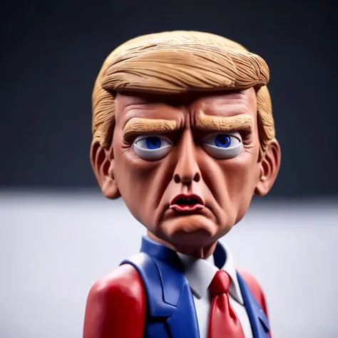 Donald Trump,
Clay Animation, Clay,<lora:ClayAnimation15PasWithTE:1>