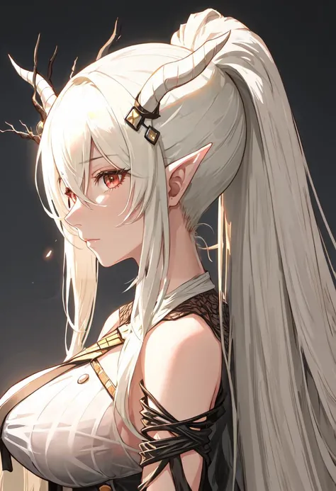 (safe:1.10), best quality, masterpiece, highres, solo, (shining_arknights:1.10), profile, from side, upper body, 20 <lora:shining_arknights:0.80>