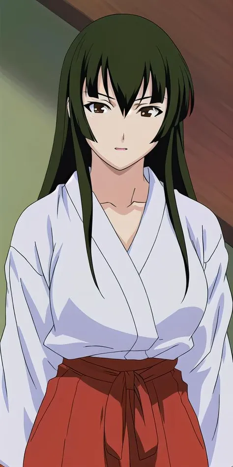 <lora:Aoyama_TsurukoV3:0.7> aoyama_tsuruko, huge_breasts, standing, solo, Tsuruko_Miko_Red_hakama_skirt, masterpiece, best quality, detailed face, detailed eyes, highres,