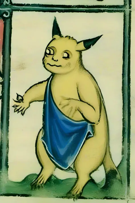 <lora:PE_BadMedivalArt:0.9> PEBadMedivalArt,bad medieval painting,terrible,ugly,
pickachu