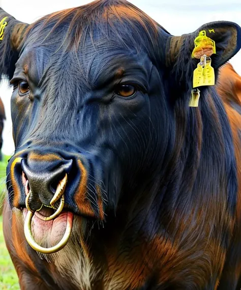 a bull with wjqnosep,  <lora:wjqnosep-13:1>