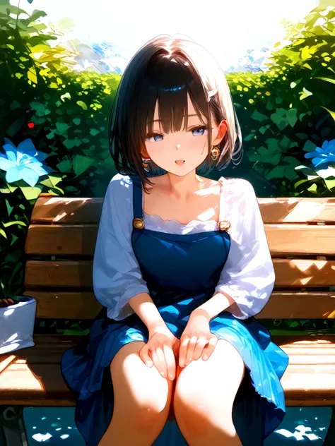 score_9, score_8_up, score_7_up, source_anime, break Ultra detailed, pretty sexy 1girl, 1boy,
Garden Bench, The woman sits on a garden bench with 1boy entering from the front, ideal for outdoor settings.,
<lora:detailed_notrigger:1><lora:Expressive_H:1><lora:naipf:0.8>