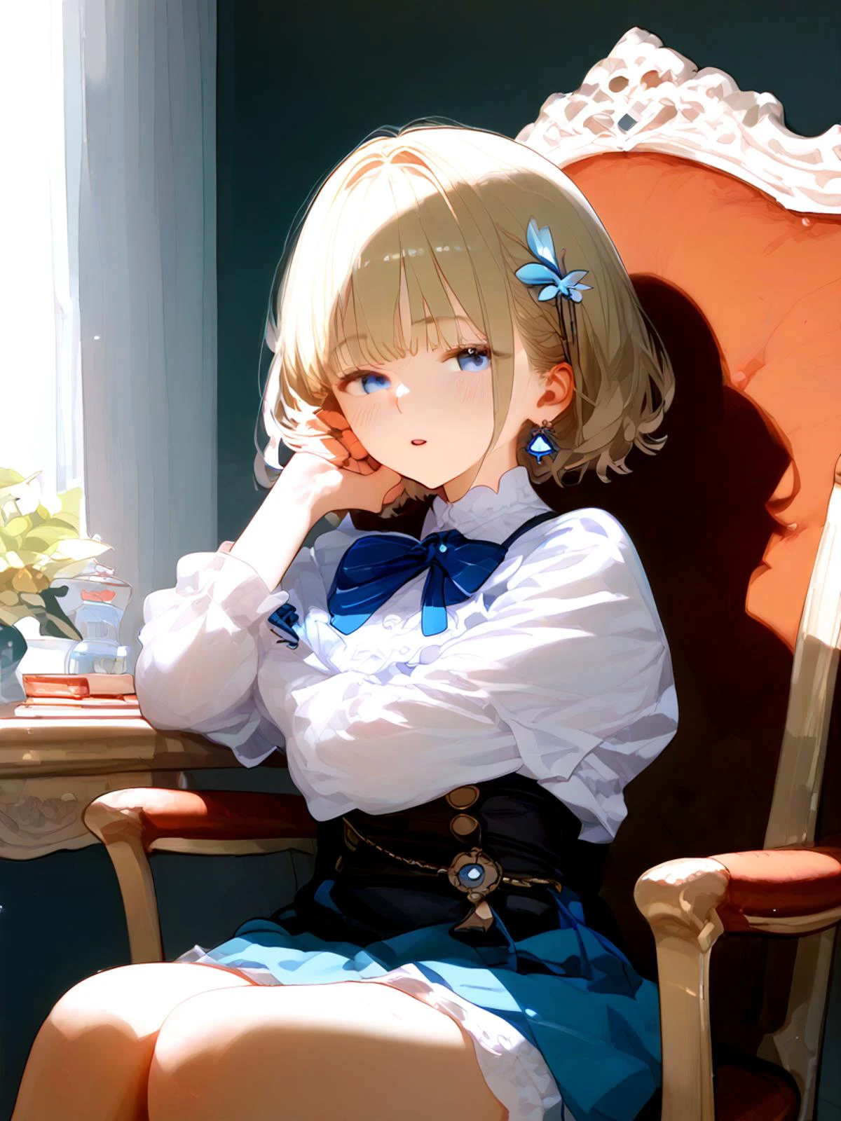 score_9, score_8_up, score_7_up, source_anime, break Ultra detailed, pretty sexy 1girl, 1boy,
Chair, The woman sits on a chair, with her partner entering from the front, ideal for sturdy chairs without arms.,
<lora:detailed_notrigger:1><lora:Expressive_H:1><lora:naipf:0.8>