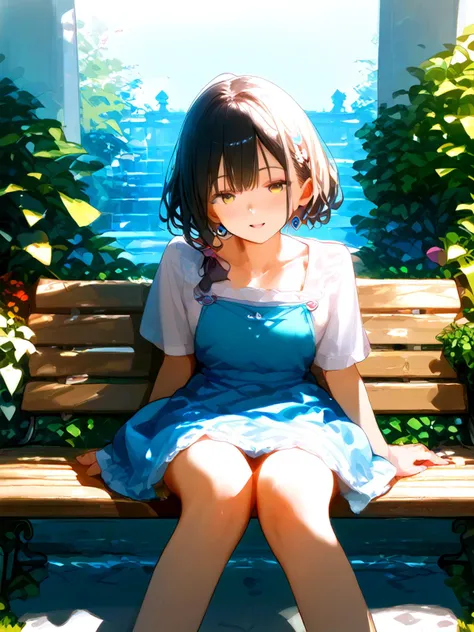 score_9, score_8_up, score_7_up, source_anime, break Ultra detailed, pretty sexy 1girl, 1boy,
Garden Bench, The woman sits on a garden bench with her partner entering from the front, ideal for outdoor settings.,
<lora:detailed_notrigger:1><lora:Expressive_H:1><lora:naipf:0.8>