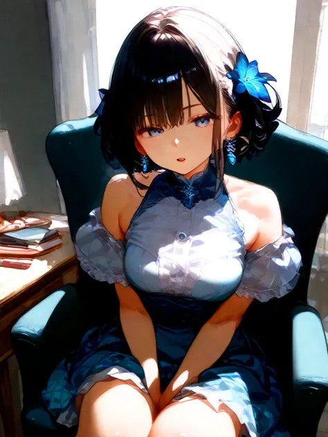 score_9, score_8_up, score_7_up, source_anime, break Ultra detailed, pretty sexy 1girl, 1boy,
Chair, The woman sits on a chair, with 1boy entering from the front, ideal for sturdy chairs without arms.,
<lora:detailed_notrigger:1><lora:Expressive_H:1><lora:naipf:0.8>