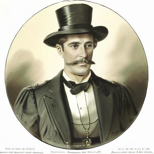 dbfantasyart <lora:monograph_ALT:1> (a detailed drawing of ogre man in a beaver hat portrait :1), pointy ears, glasses, detailed, historic illustration, gothic, magic, hyperrealistic ,8k,europe,(steampunk)