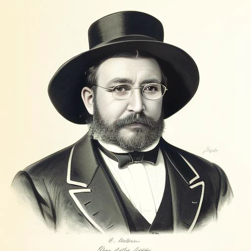 <lora:monograph_ALT:1> (a detailed drawing of ogre man in a beaver hat portrait :1), pointy ears, glasses, detailed, historic illustration, gothic, magic, hyperrealistic ,8k,europe,(steampunk), <lora:monochrome :0.5>