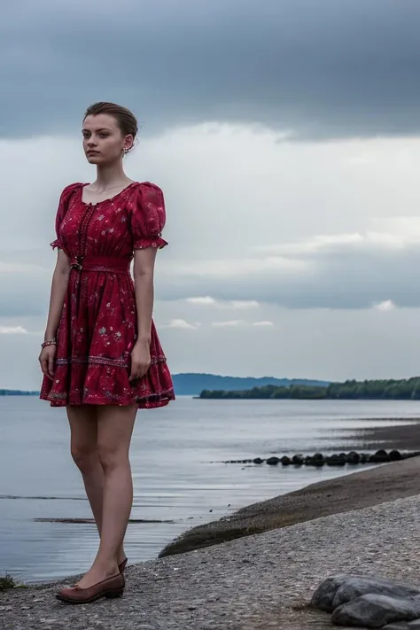 medium shot, realistic photo of testkurwa, a woman, wearing a dress, standing, highly detailed, 8k, photorealistic, perfect lighting <lora:add_detail:0.2>  <lora:testkurwa:0.85>