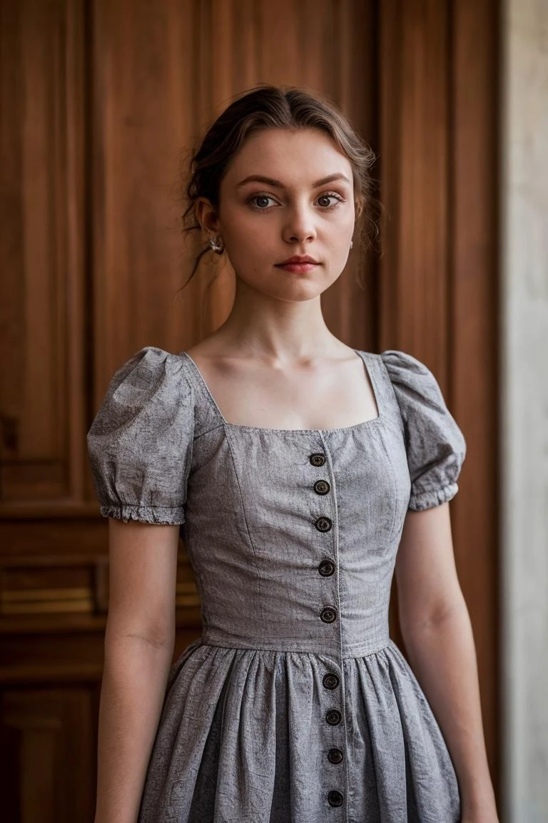 close up, realistic photo of testkurwa, a woman, wearing a dress, standing, highly detailed, 8k, photorealistic, perfect lighting <lora:add_detail:0.2> <lora:testkurwa:0.8>