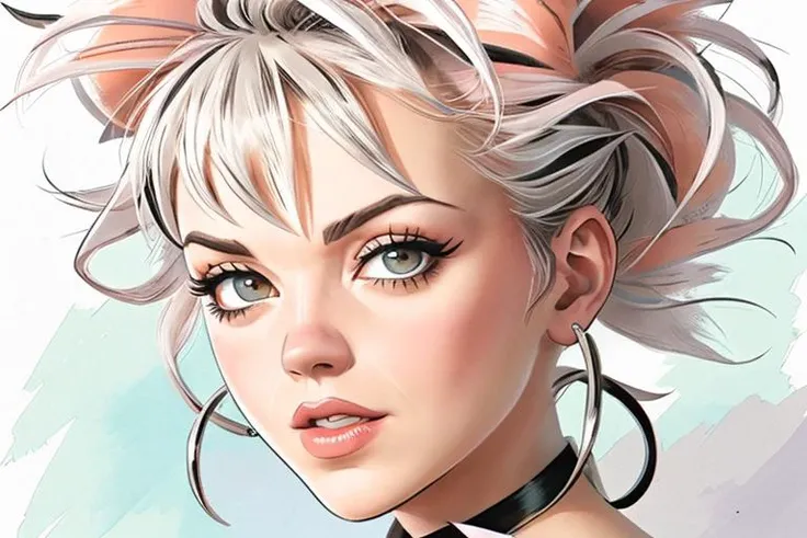 portrait of DEN_cats_jemima art by DEN_barbucci_styleMK2 DEN_barbuccisketch, 1girl, solo, bust, headshot, face focus,
comic art, art, intricate, beautiful, masterpiece, render, pastel, high detail, immaculate, perfect, detailed, sharp, good image, best quality, high quality,