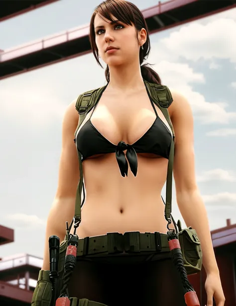 a woman<lora:Quiet:0.85>