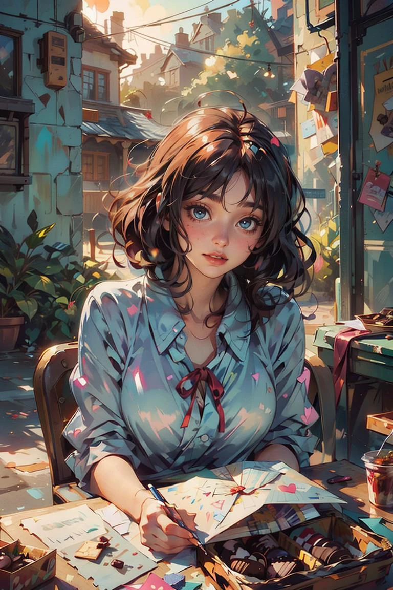 <lora:shuicolor_v1:0.9>
shui001,1girl, solo, birthday surprise, wrapped package, satin ribbon, heartfelt message, love, surprise trip, concert tickets, gourmet chocolates, handwritten letter, picnic, laughter, cuddles, magical, romantic, joyous, unforgettable, passion, desire, devotion, bliss, forever, soulmate, forever,