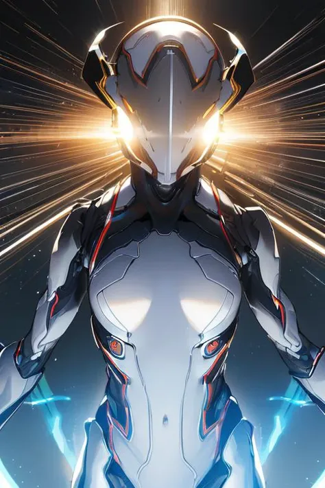 (best quality:1.2) (4k:1.) (very high resolution:1.1) , (realistic photograph:1.1) , (ultra detailed CG:1.1) ,
1girl , solo , (detailed design:1) , (small breasts:1) , no human , robot , humanoid , symmetry , horns , glowing body , black armor , sun visor , movements , fighting position , light particles , head haze , beam , <lora:ExcalV1:.8> , architecture , in battlefield , perspective , <lora:epiNoiseoffset_v2-pynoise:1> (two tone lighting:1)