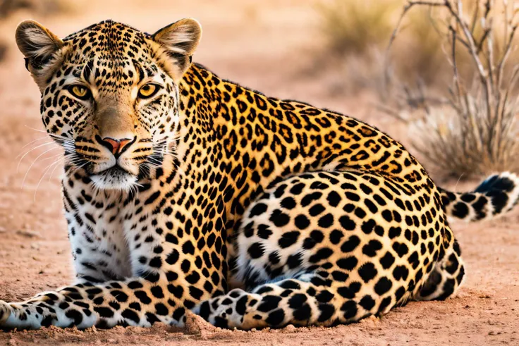 desert landscape (masterpiece, best quality:1.2), ultra-detailed, EdobLeopard leopard laying, (realistic:1.5), <lora:EdobLeopard_v1.0:0.8>