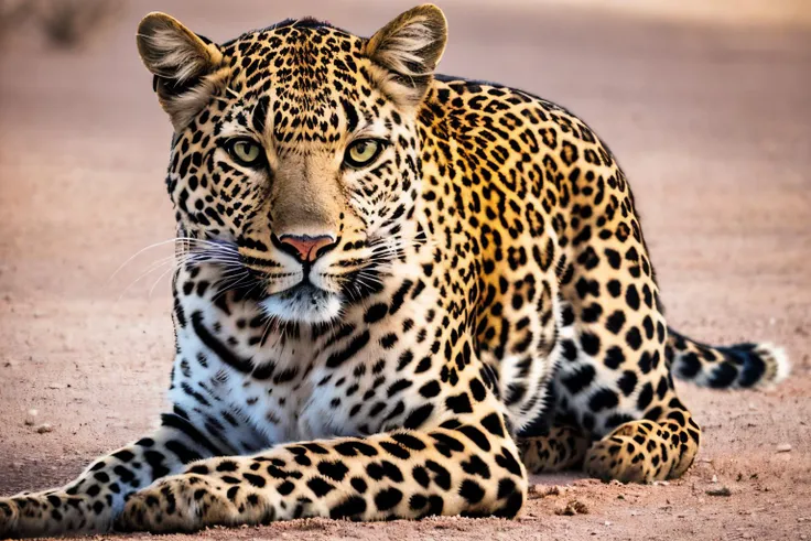 desert landscape (masterpiece, best quality:1.2), ultra-detailed, EdobLeopard leopard laying, (realistic:1.5), <lora:EdobLeopard_v1.0:0.8>