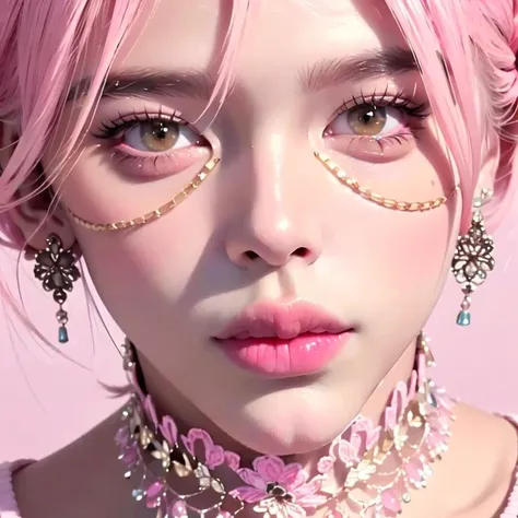 (8k, RAW photo, best quality, masterpiece:1.2), (realistic, photo-realistic:1.37), a girl, perfect female body, extremely detailed, photography, 8k, finely detailed,
beautiful detailed eyes, ((extremely detailed face, blush, pink eyeshadow)), ((big boobs)), looking at the viewer, nipple, ((intricate choker necklace, intricate earrings)), looking at the viewer, <lora:fashionGirl_v52:0.8>,
perfect lighting
