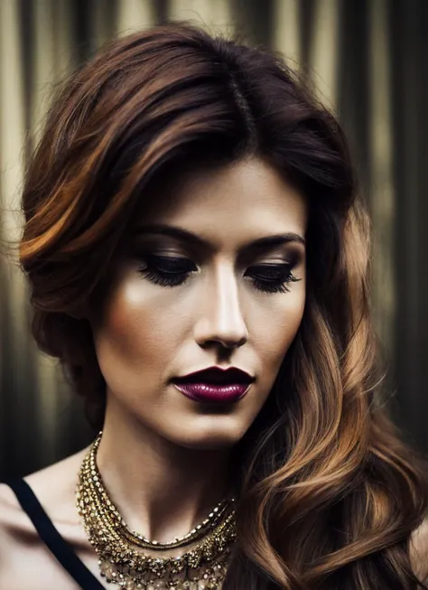 analog style, modelshoot style, close up portrait of sks woman wearing a post-human civilization living in virtual worlds, bold, dark colours, <lora:epiNoiseoffset_v2:1>, <lora:locon_katmcnamara_v1_from_v1_64_32:1.25>