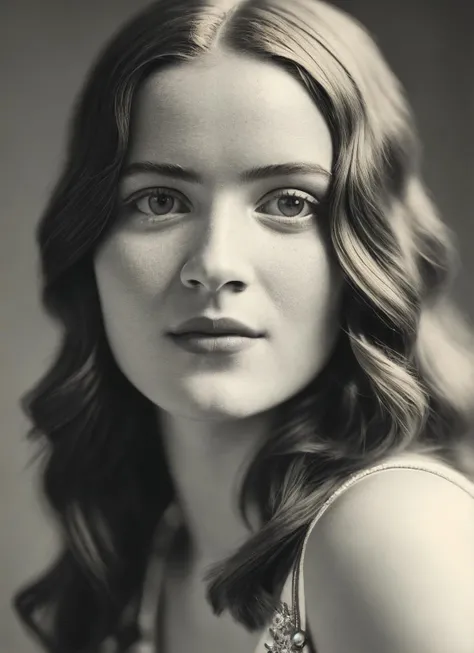 A 1930s professional photograph of sks woman, ((detailed face)), (High Detail), Sharp, 8k, ((bokeh)), <lora:locon_sadie_v1_from_v1_64_32:1.25>