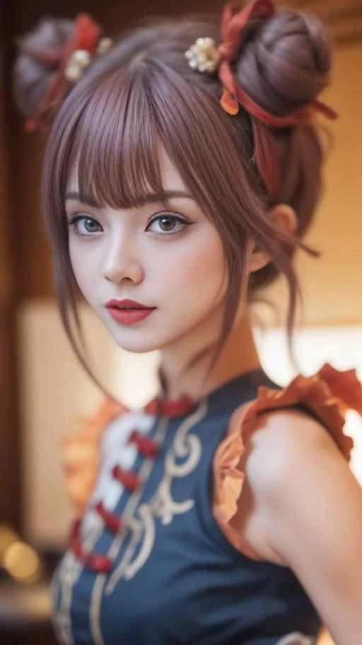 ((red hair:1.2)),realistic,propotional body, perfect body, S148_EmmaWhite,perfect lighting, balanced eyes, (Best quality details:1.2),realistic,8K High definition,Ultra Detailed,High quality texture,intricate details,detailed texture,finely detailed,high detail,extremely detailed,High quality shadow,Detailed beautiful delicate face,Detailed beautiful delicate eyes, beautifull 1girl, solo, dynamic pose, (smile:0.3), facing front, detailed face, detailed eyes,wanwan