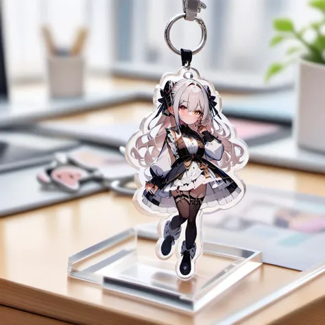 (acrylic keyholder),acrylic hanger ,fullbody
<lora:AcrylicStandXLv2:1>