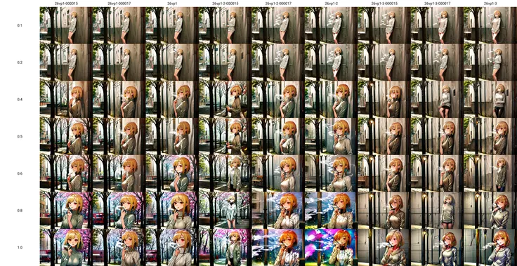 <lyco:26vp1-000015:0.1> <lyco:GoodHands-beta2:1><lora:animeScreenshotLikeStyleMixLora_v10:1><lora:Smoking:0.8>, (canking), (smoking:1.2), (cigarette in lips, A girl smoking a cigarette in lips, copious amounts of smoke), (masterpiece), high quality, great detail, (csm anime style), sharp edges, 1girl, solo, blonde, bob cut hair, medium length hair, long sidelocks, red eyes, straight eyes, tired, pointy ear, tall body, medium breasts, turtleneck sweater, park, benches, light pole, tree, vibrant coloring,