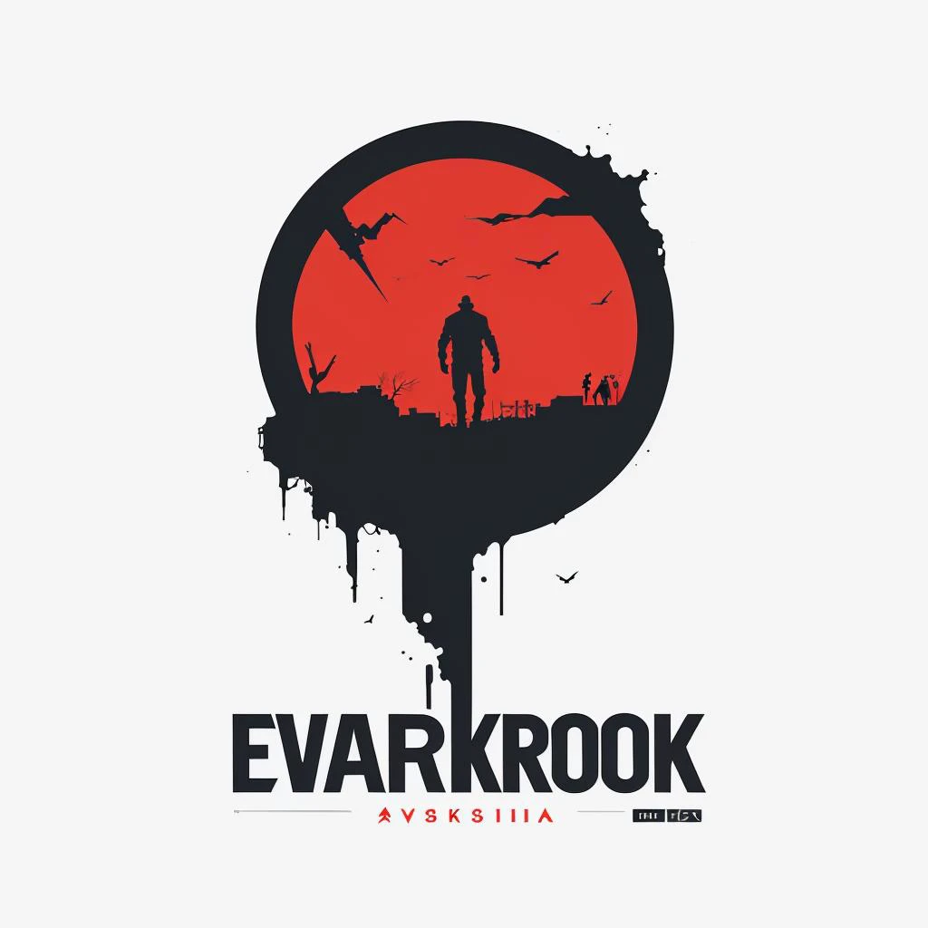 2d, flat design, minimalism, logo, icon, gradient, clean composition, white background, andrey tarkovsky made a dystopian anime "evangelion",apocalypse,asuka,art house,post-apocalypse,